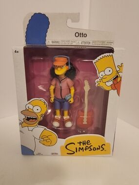 The Simpsons Otto Action Figure - Pink Shirt, Blue Shorts